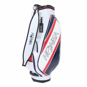 本間ゴルフ(HONMA)ゴルフ キャディバッグ 軽量 カート式 9型 5分割 CB12412 WHITE/RED(Men’s)