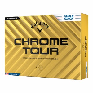 キャロウェイ(CALLAWAY)CHROME TOUR トリプル・トラック ゴルフボール ダース(12個入り) クロムツアー(…