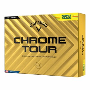 キャロウェイ(CALLAWAY)CHROME TOUR トリプル・トラック YLW ゴルフボール ダース(12個入り) クロム…