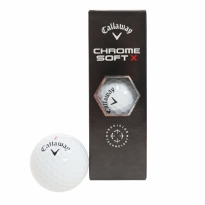 キャロウェイ(CALLAWAY)CHROME SOFT X ボール 3個入り BL CHRMSFT X 22 3B(Men’s)