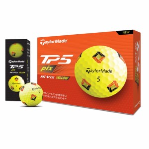 テーラーメイド(TAYLORMADE)ゴルフボール TP5 Ye pix ボール ダース(12個入り)(Men’s)