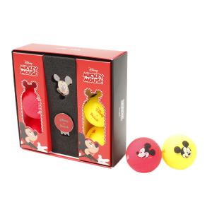 ボルビック(Volvik)ゴルフ ボール Mickey(ミッキー) VIVID 6球パック クリップマーカー付 (Men’s、Lady’s、Jr)