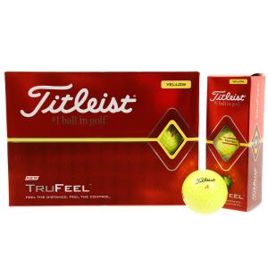 タイトリスト(TITLEIST)ボール 19 TRUFEEL T6134S-J イエロー 1ダース(12球)(Men’s)