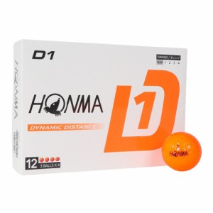 本間ゴルフ(HONMA)ゴルフボール D1 2024 BT2401 OG ダース(12個入り)(Men’s、Lady’s)