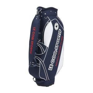 美品 le coq sportif ルコック 9.0型 軽量 キャディバッグ le coq sportif GOLF ルコックスポルティフ ゴルフ 軽量2.8kg