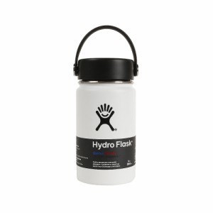 ハイドロフラスク(HydroFlask)12oz Wide Mouth 水筒 5089021-01White