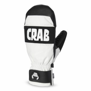 クラブグラブ(CRABGRAB)グローブ ミトン スノーボード 23-24 PUNCH MITTEN WHT サイズL(Men…