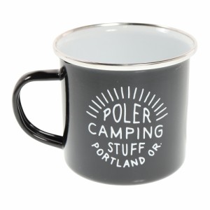 ポーラー(POLER)CAMP MUG ブラック 214ACU9101-BLK アウトドア キャンプ レジャー BBQ バーベ…