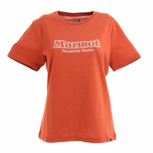 マーモット(Marmot)半袖Tシャツ レトロロゴハーフスリーブクルー TOWQJA57 PCT レッド(Lady’s)