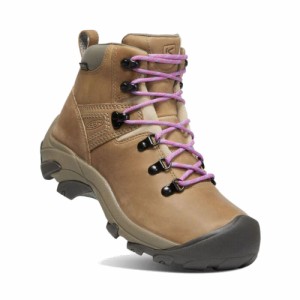 キーン(KEEN)トレッキングシューズ ハイカット 登山靴 PYRENEES ピレニーズ 1026257 ベージュ 替え紐付 …