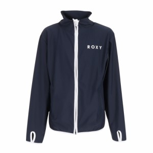 ロキシー(ROXY)ラッシュガード 長袖 フードなし UVカット 子供 ジュニア ミニラッシュジップスタンド 23SUTLY2…