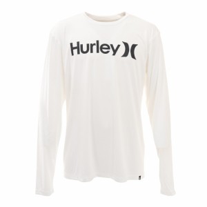 ハーレー(HURLEY)ラッシュガード 長袖 ロングスリーブ ONE AND ONLY RG2100006-WHT ホワイト …