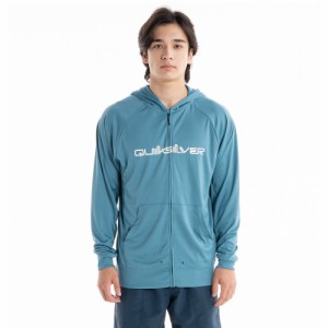 クイックシルバー(Quiksilver)ラッシュガード 長袖 パーカー フルジップ UVカット UPF50+ FRONT OM…