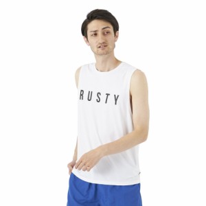 ラスティ(RUSTY)ラッシュガード タンクトップ UVカット 吸汗速乾 ホワイト 912466-WHT(Men’s)