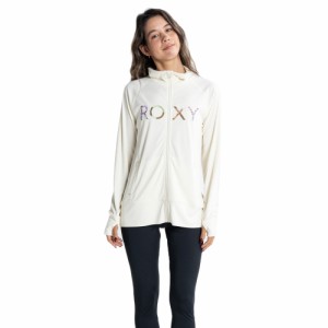 ロキシー(ROXY)ラッシュガード 長袖 UVカット 紫外線対策 水陸両用 ホワイト MERMAID LOGO STAND R…