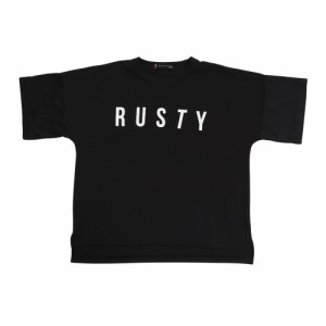 ラスティ(RUSTY)ラッシュガード 半袖 Tシャツ 子供 ジュニア 水陸両用 UVカット 紫外線対策 962460BLK 1…