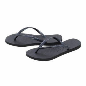 ハワイアナス(HAVAIANAS)スリム ブラックビーチサンダル(Lady’s)