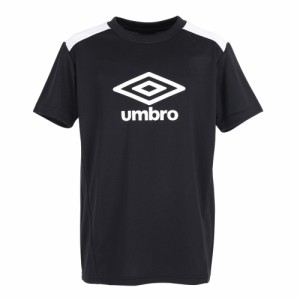 アンブロ(UMBRO)サッカーウェア ジュニア 半袖プラクティスシャツ UUJVJA65 BLK 速乾(Jr)