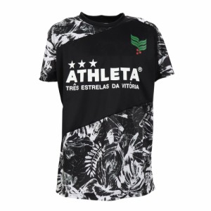 アスレタ(ATHLETA)サッカー フットサルウェア ジュニア 総柄プラクティスシャツ XE-438J BLK(Jr)