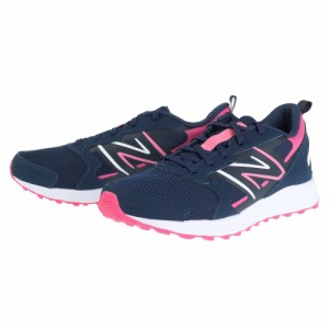 ニューバランス(new balance)ジュニア ランニングシューズ GE650 ネイビー ピンク GE650NP1W スニー…