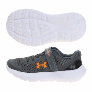 アンダーアーマー(UNDER ARMOUR)ジュニアシューズ BPS サージ 3 AC グレー 3024990 101 スニー…