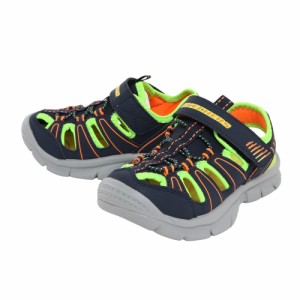 スケッチャーズ(SKECHERS)ボーイズ ストラップサンダル RELIX VALDER イエロー ネイビー 406520L-…