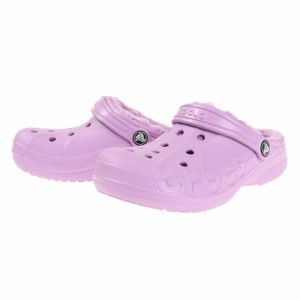 クロックス(crocs)サンダル ジュニア パープル バヤ ラインド クロッグ キッズ Baya Lined Clog 207…