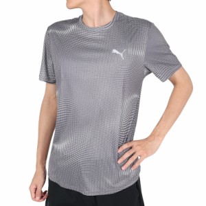 プーマ(PUMA)半袖Tシャツ メンズ RUN FAVORITE AOP 524549 15 GRY(Men’s)