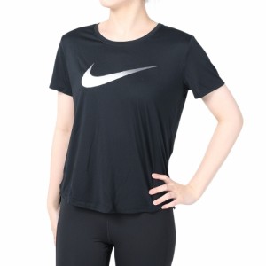 ナイキ(NIKE)速乾 半袖 ドライフィット ワン ショートスリーブ ランニングトップ DX1026-010(Lady’s)