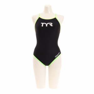 ティア(TYR)競泳水着 レディース 水泳 フレックスバック DOUBLE P. FDSPL112 BKGN(Lady’s)