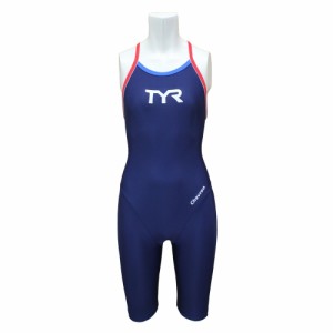 ティア(TYR)競泳水着 レディース 水泳 ショートジョン DOUBLE P. SDSPL112 NVRD(Lady’s)