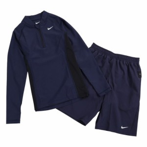 ナイキ(NIKE)水泳 スクール水着 UVカット 男女共用水着 セパレート ジェンダーレス ジュニア 1991073-08(J…