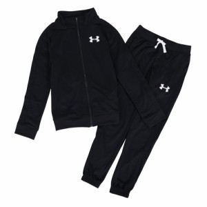 アンダーアーマー(UNDER ARMOUR)ジャージ上下セット 裏起毛 保温速乾 1363290 001 ブラック 黒(Jr)