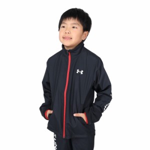 アンダーアーマー(UNDER ARMOUR)ハイブリッド ウーブン フルジップ ジャケット 1381177 001(Jr)