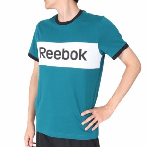 リーボック(REEBOK)Tシャツ メンズ 半袖 トレーニング エッセンシャルズ リニア ロゴ GLT76-FK6123 グリ…