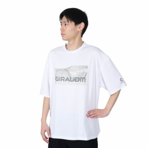 ジローム(GIRAUDM)半袖Tシャツ メンズ ドライ プリントメッシュTシャツ CT2S3333-TR863-DGSD WH…