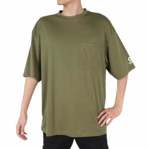 ジローム(GIRAUDM)半袖Tシャツ メンズ プリントメッシュTシャツ CT2S3346-TR863-DGSD OLIVE(…