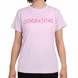 ジローム(GIRAUDM)半袖Tシャツ レディース プリントメッシュTRG CT2S3372-TR864-DGCD PNK(L…