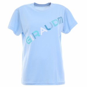 ジローム(GIRAUDM)半袖Tシャツ レディース プリントメッシュTRG CT2S3373-TR864-DGCD LBLU(…