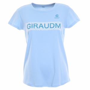 ジローム(GIRAUDM)半袖Tシャツ レディース プリントメッシュTRG CT2S3375-TR864-DGCD LBLU(…