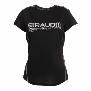 ジローム(GIRAUDM)半袖Tシャツ レディース 天竺プリントTシャツ CT2S3366-TR864-DGSD BLK(La…