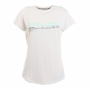 ジローム(GIRAUDM)半袖Tシャツ レディース 天竺プリントTシャツ CT2S3366-TR864-DGSD WHT(La…