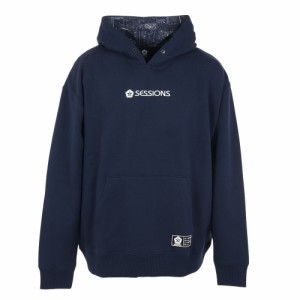 セッションズ(SESSIONS)パーカー メンズ ペイズリー ボックス フーディー 237196 NVY(Men’s)