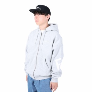 ルーカ(RVCA)FAKE RVCA ジップフーディー スウェットジャケット BD042157 HTG(Men’s)