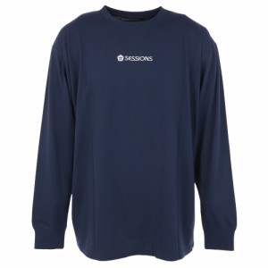 セッションズ(SESSIONS)ペイズリー ボックス 長袖Tシャツ 237198 NVY(Men’s)