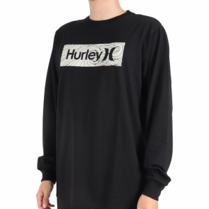 ハーレー(HURLEY)VORTEX BOX ロゴ 長袖Tシャツ MLS2312011-BLK(Men’s)