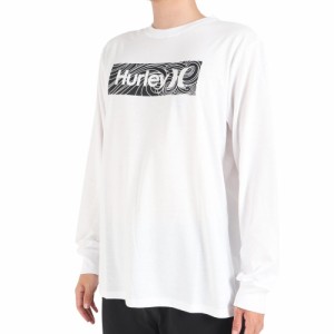 ハーレー(HURLEY)VORTEX BOX ロゴ 長袖Tシャツ MLS2312011-WHT(Men’s)