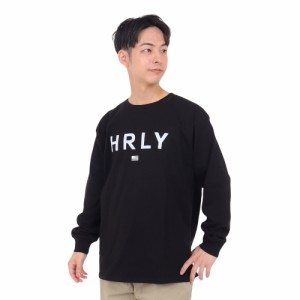 ハーレー(HURLEY)オーバーサイズ ブランドロゴ 長袖Tシャツ 23MLS2200001-BLK(Men’s)