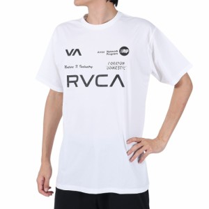 ルーカ(RVCA)半袖Tシャツ メンズ ALL BRAND  ラッシュガード BD041853 WHT(Men’s)