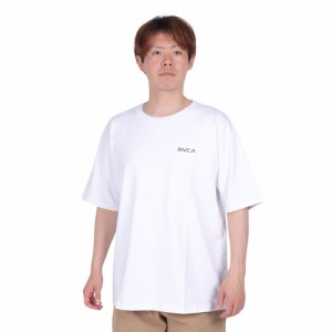 ルーカ(RVCA)tシャツ 半袖 ホワイト THRASHED BOX 半袖Tシャツ BE041224 WHT(Men’s)